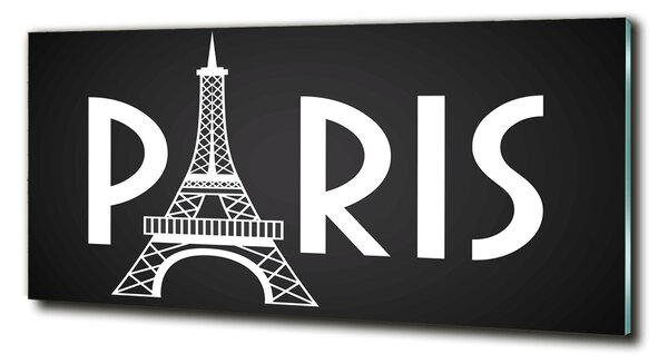 Tablou sticlă Paris