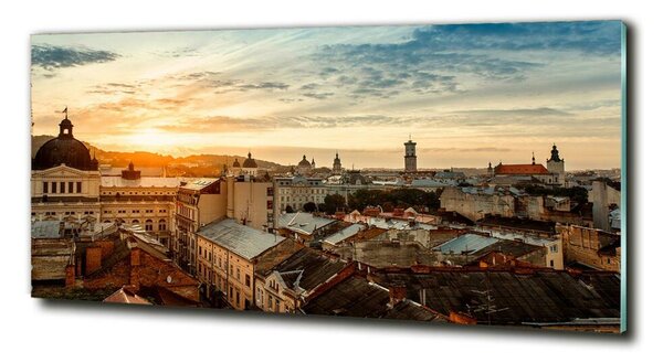 Imagine de sticlă Sunrise Lions