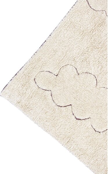Covor pentru copii crem lavabil/țesut manual din bumbac 120x160 cm Clouds – Lorena Canals