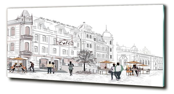 Tablou sticlă Oras vechi