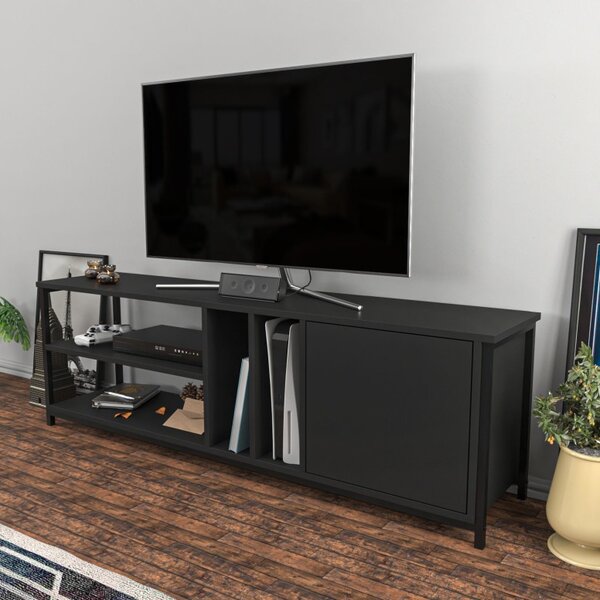 Comoda TV Oneida - Negru, Antracit