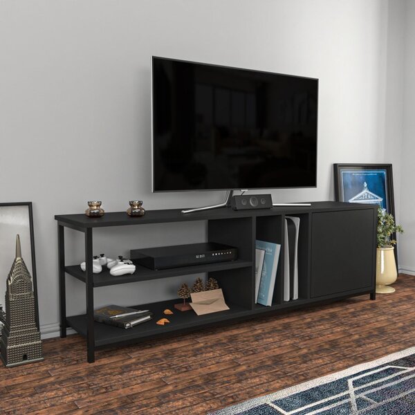 Comoda TV Oneida - Negru, Antracit