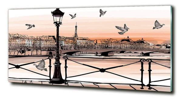 Imagine de sticlă Dusk din Paris