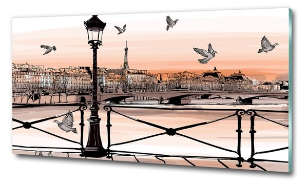 Imagine de sticlă Dusk din Paris