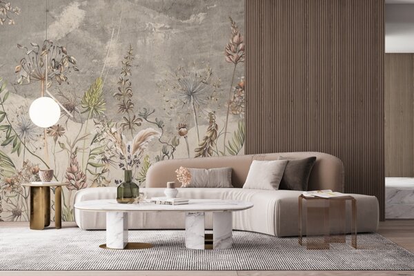 Tapet premium Natura pe fundal deschis