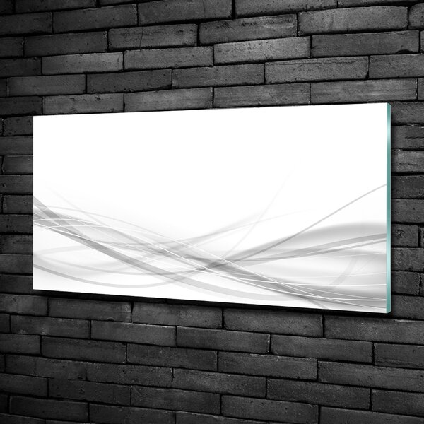 Tablou sticlă valuri abstracte