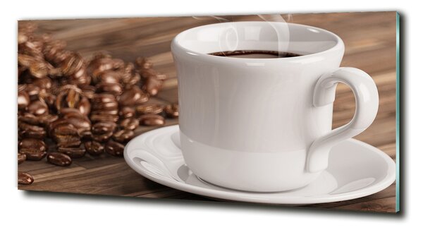 Fotografie imprimată pe sticlă ceașcă de cafea