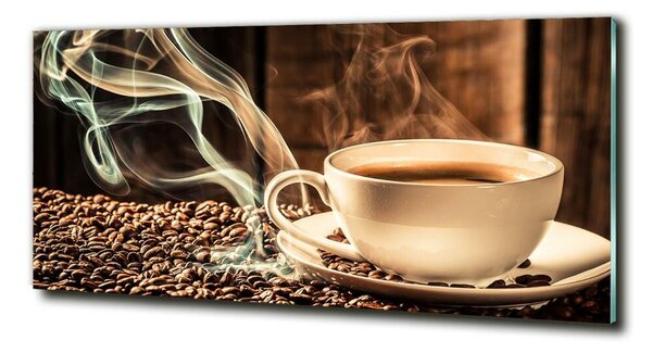 Tablou sticlă cafea aromatică