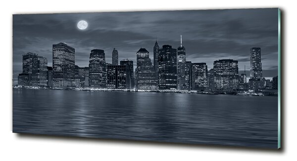 Imagine de sticlă New York, pe timp de noapte
