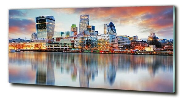 Tablou pe pe sticlă Londra panorama