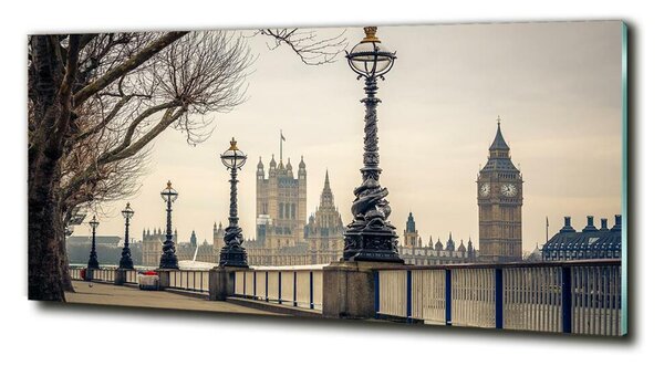 Tablou sticlă Londra toamna