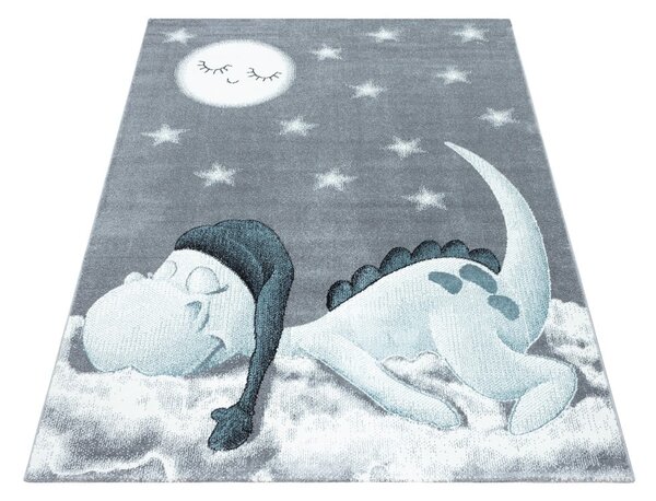 Covor pentru copii albastru/gri 140x200 cm Bambi – Ayyildiz Carpets