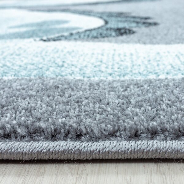 Covor pentru copii albastru/gri ø 120 cm Bambi – Ayyildiz Carpets