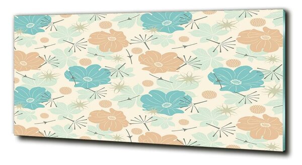 Tablou Printat Pe Sticlă model floral