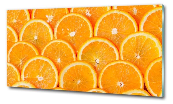 Tablou sticlă felii de portocale