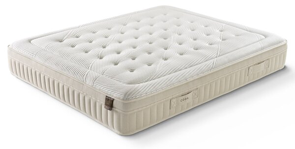 Saltea CODA, hibridă premium DUO, 90x200x32, Medie-tare