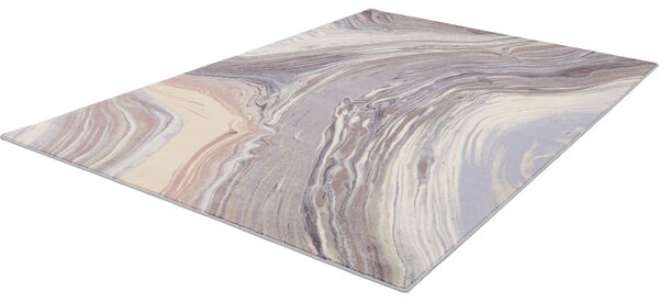 Covor gri din lână 133x180 cm Agate – Agnella