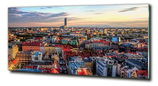 Tablou Printat Pe Sticlă Panorama Wroclaw