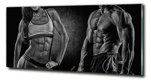 Tablou din Sticlă Clădire musculare