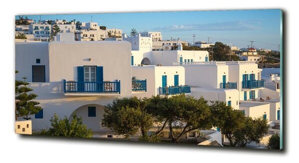 Fotografie imprimată pe sticlă Mykonos Grecia