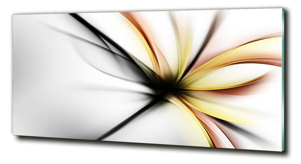 Tablou sticlă floare abstract