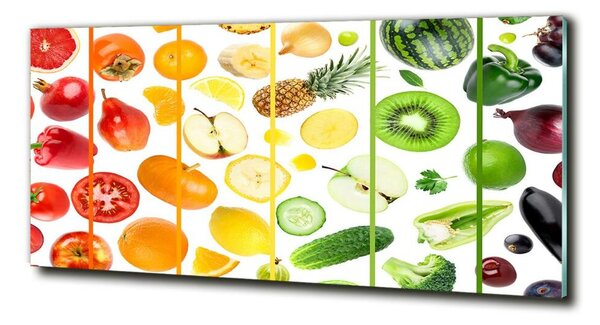 Fotografie imprimată pe sticlă Fructe si legume