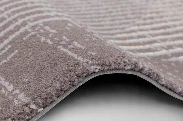 Covor gri din lână 100x180 cm Shades – Agnella