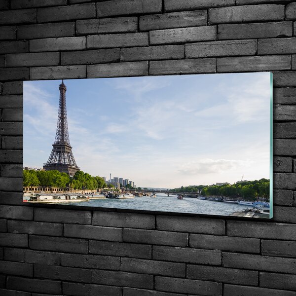 Fotografie imprimată pe sticlă Turnul Eiffel din Paris