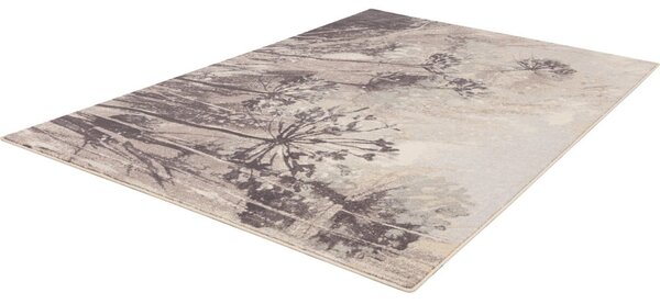 Covor gri/crem din lână 133x180 cm Lissey – Agnella
