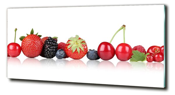 Imagine de sticlă Fructele într-un rând