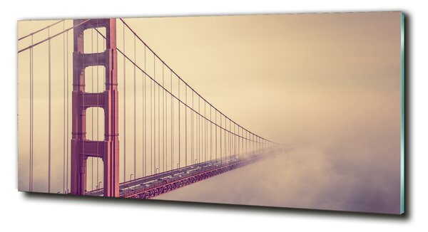 Fotografie imprimată pe sticlă Podul din San Francisco