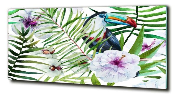 Tablou sticlă Toucan Tropika