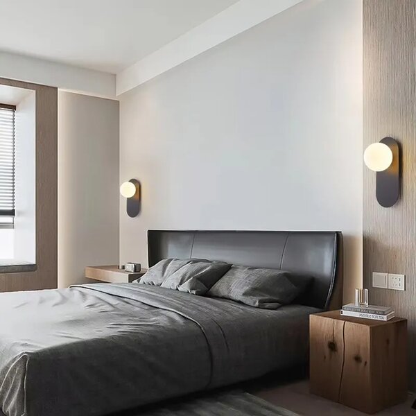 Aplice minimalistă TOOLIGHT Negru
