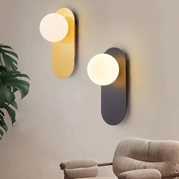 Aplice minimalistă TOOLIGHT Negru