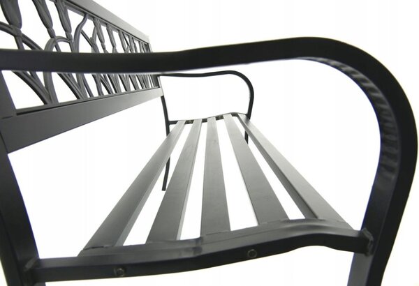 Bancă de grădină elegantă 125 x 53 x 77 cm