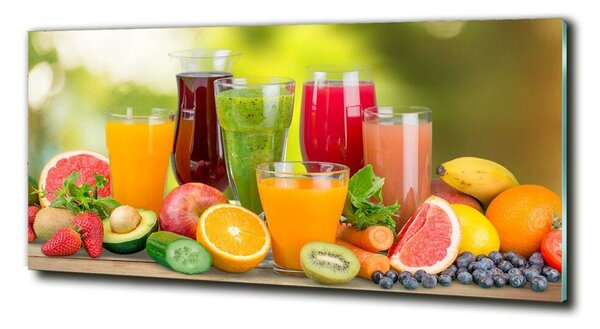 Tablou Printat Pe Sticlă sucuri de fructe