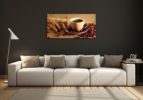 Imagine de sticlă cafea aromatică