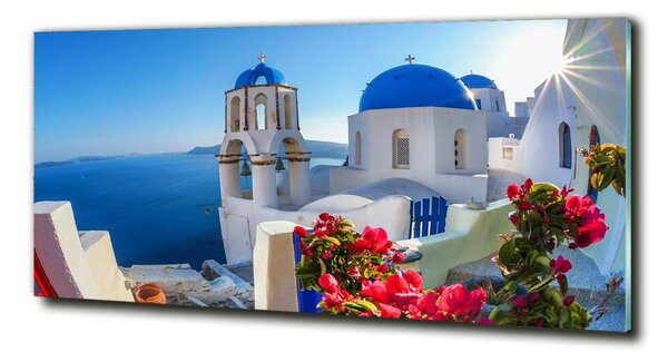 Tablou sticlă Santorini, Grecia