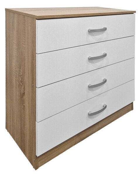 Dulap cu sertare, Athos, Sonoma, 80x40x79 cm