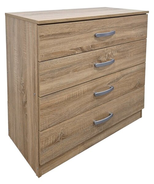 Dulap cu sertare, Athos, Stejar, 80x40x79 cm