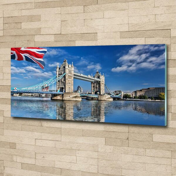 Tablou Printat Pe Sticlă Tower Bridge din Londra