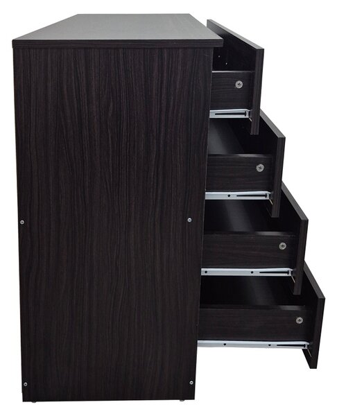 Dulap cu sertare, Athos, Wenge, 80x40x79 cm