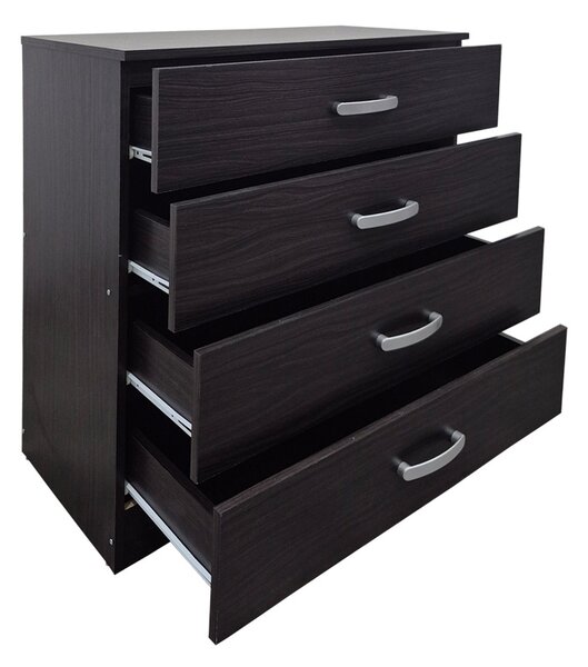 Dulap cu sertare, Athos, Wenge, 80x40x79 cm