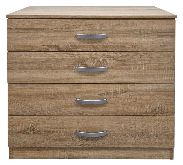 Dulap cu sertare, Athos, Stejar, 80x40x79 cm