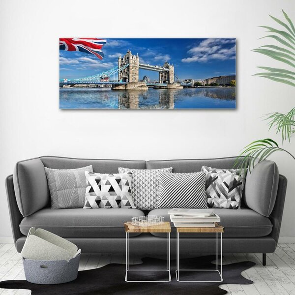 Tablou Printat Pe Sticlă Tower Bridge din Londra