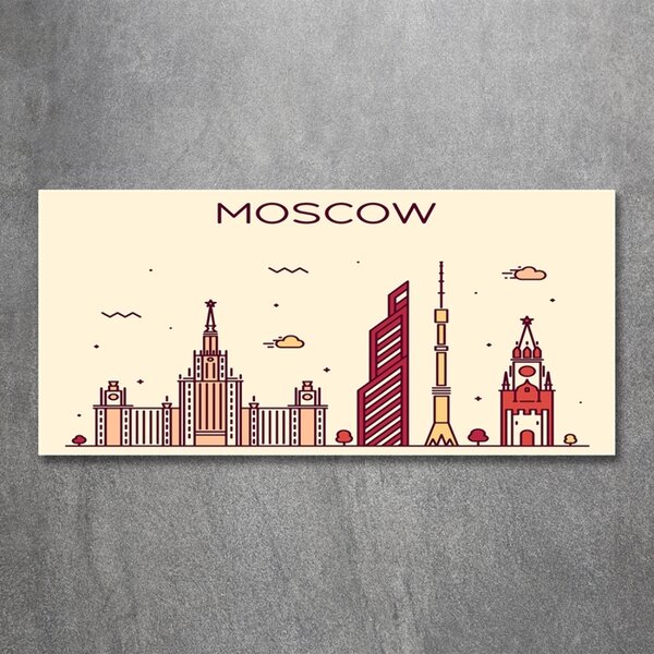 Imagine de sticlă clădiri din Moscova