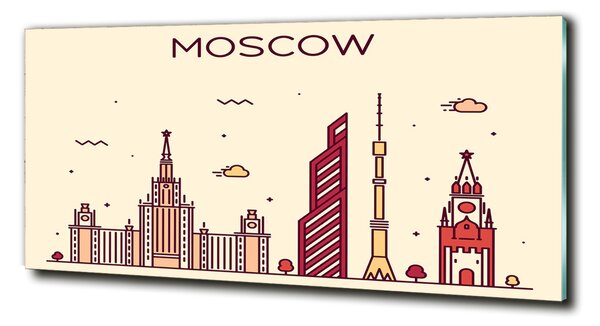 Imagine de sticlă clădiri din Moscova