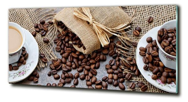 Tablou sticlă Cafea cu lapte
