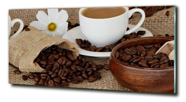 Tablou din Sticlă Cafea cu lapte