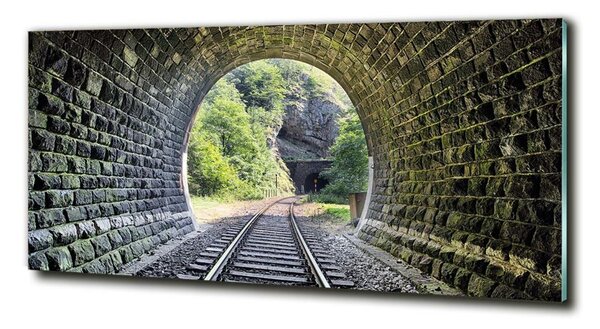 Tablou sticlă tunel feroviar
